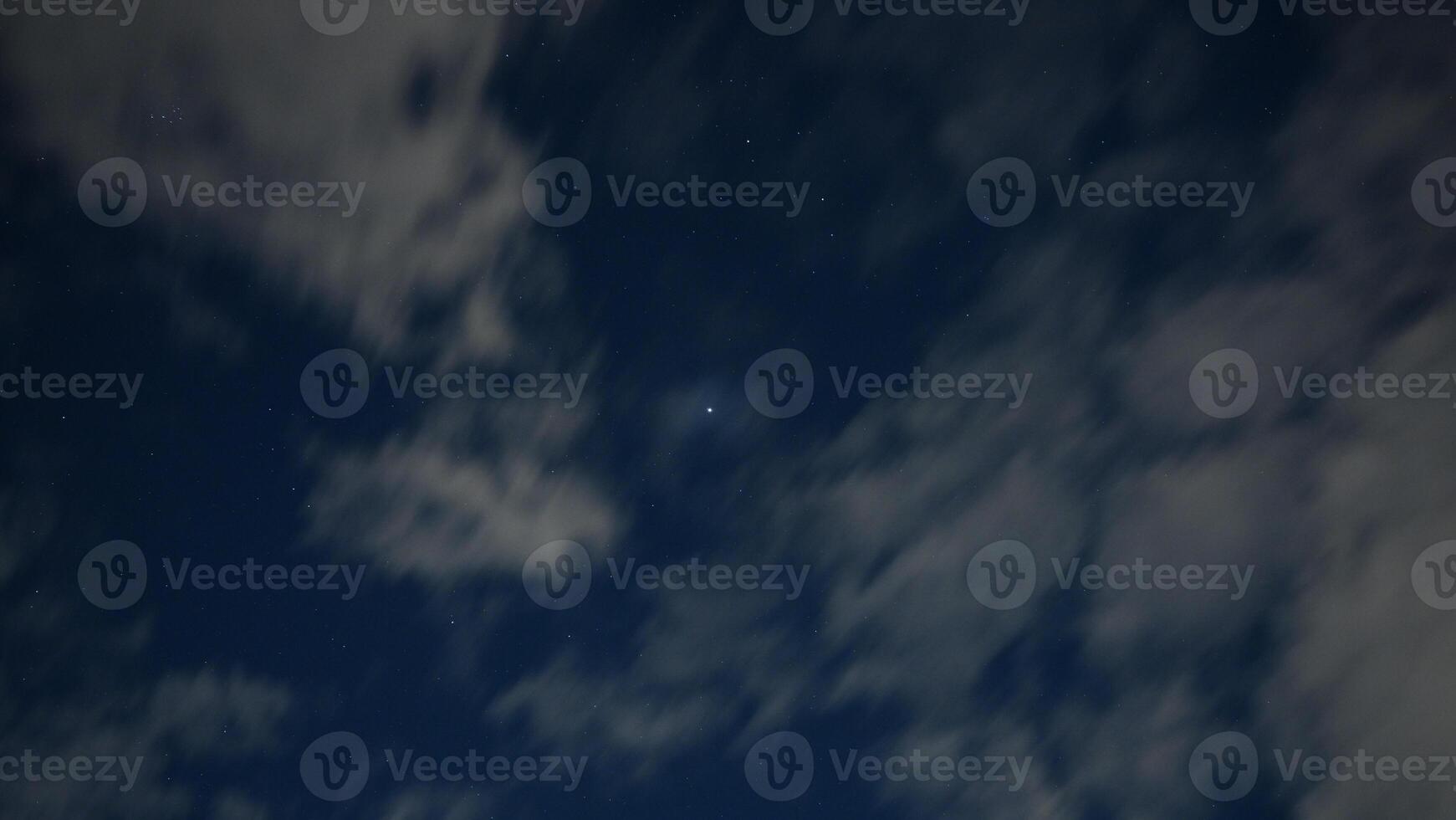 The night sky view with the stars full of the sky at night photo