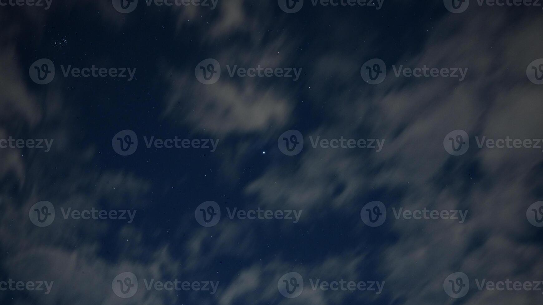 The night sky view with the stars full of the sky at night photo