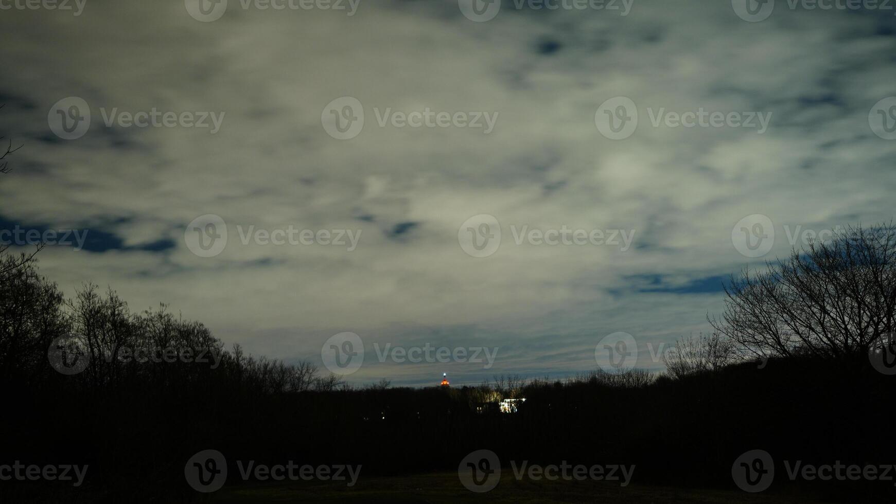 The night sky view with the stars full of the sky at night photo