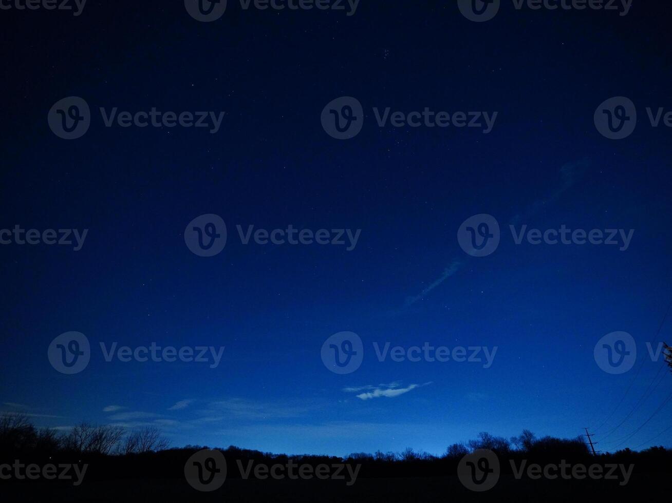 The night sky view with the stars full of the sky at night photo