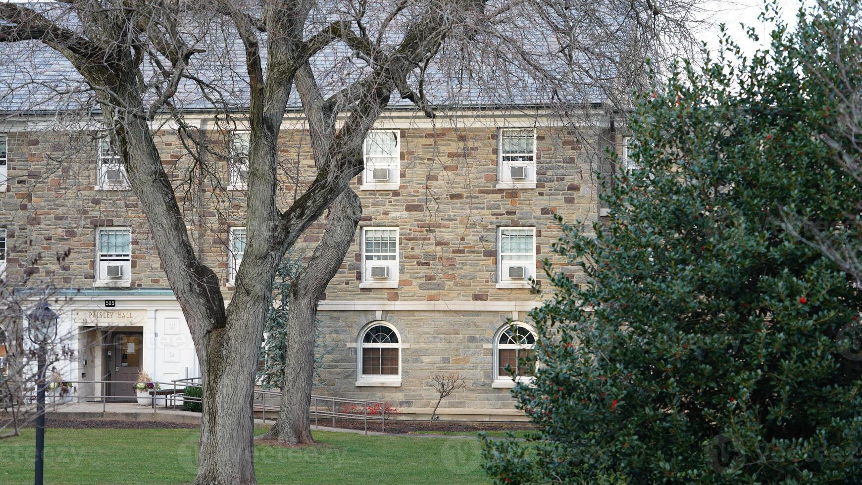The beautiful campus view in the Ursinus college of the USA photo