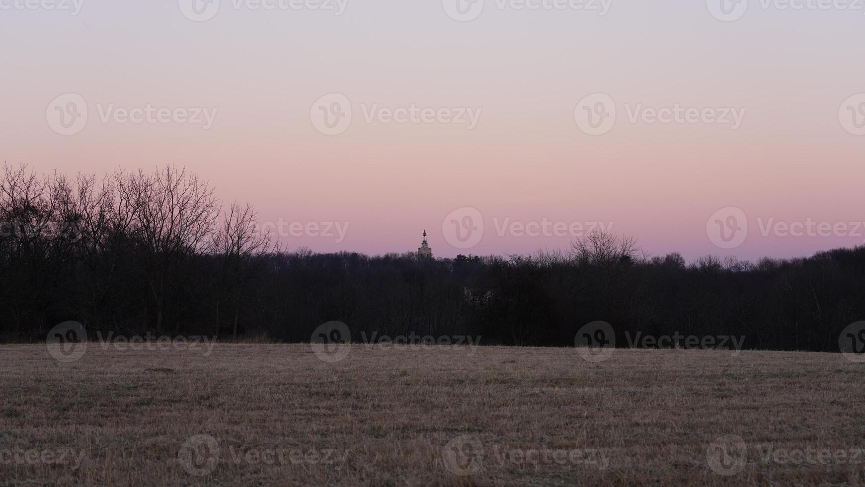 The beautiful sunset sky view with the colorful clouds as background photo