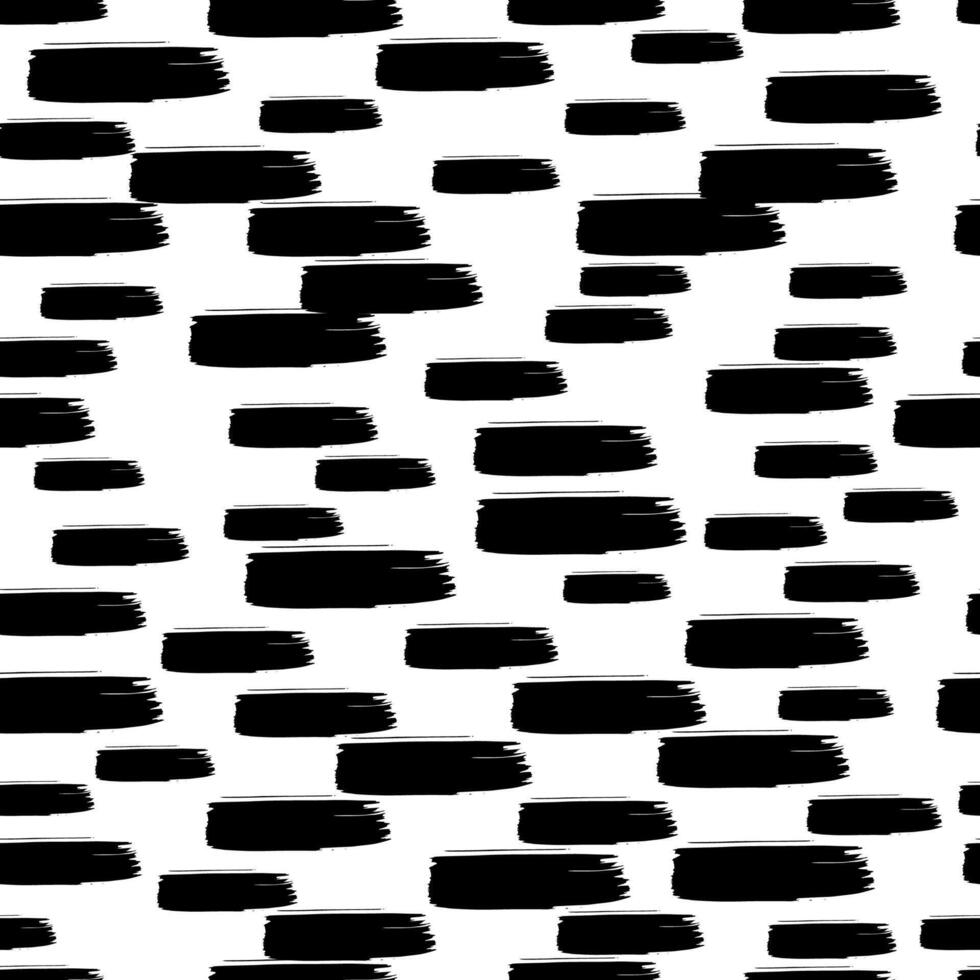 Seamless pattern with hand drawn scribble smears vector