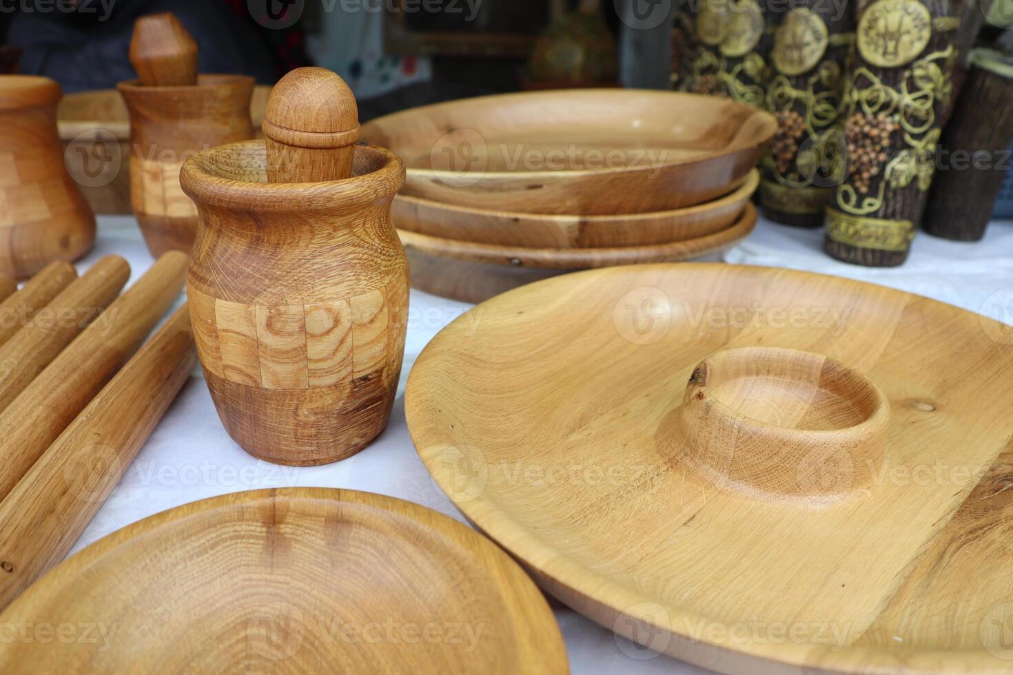 Discover our exquisite and elegant collection of handcrafted wooden utensils and decor items photo