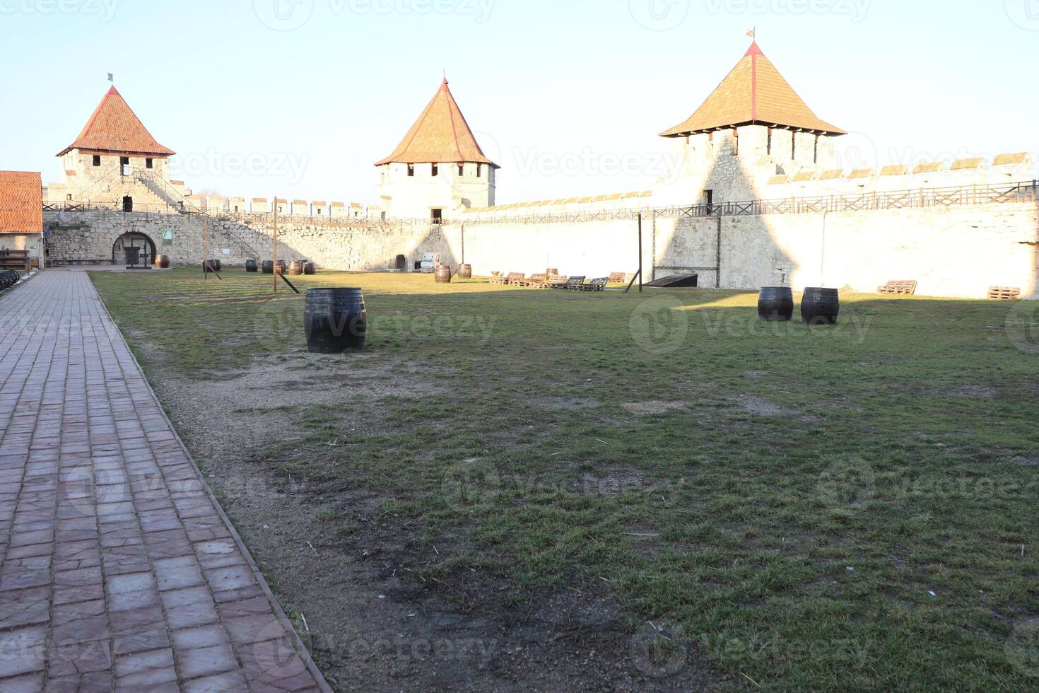 Historic Fortress with Towered Walls and a Lush Grass Courtyard, a MustSee Attraction photo