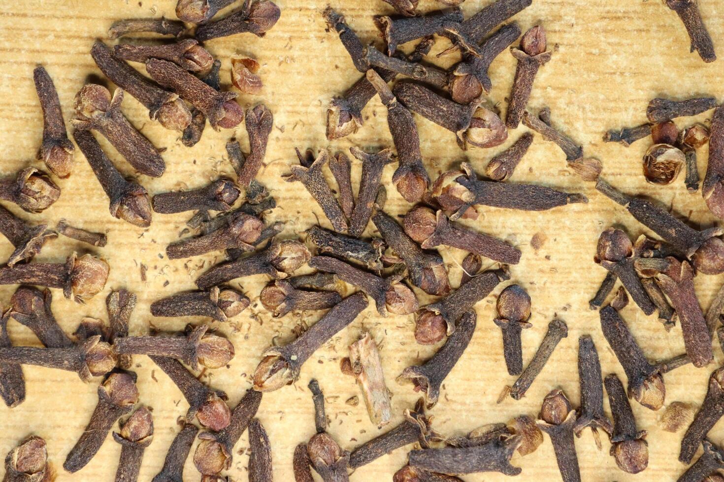 Dried Cloves are versatile spices for cooking and can also serve as decorative elements photo