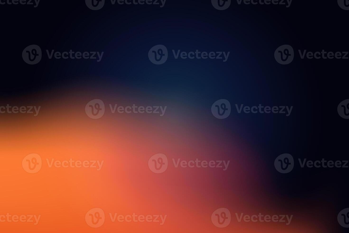 Orange and dark blue gradient smooth abstract background. Horizontal template for digital landing page photo