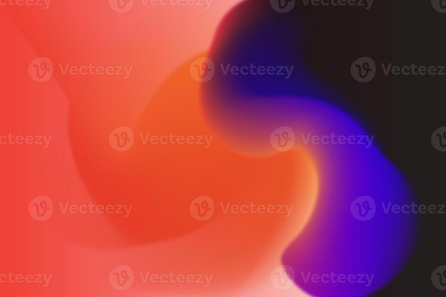 Purple and orange luxury wave smooth abstract background. Horizontal template for digital landing page photo