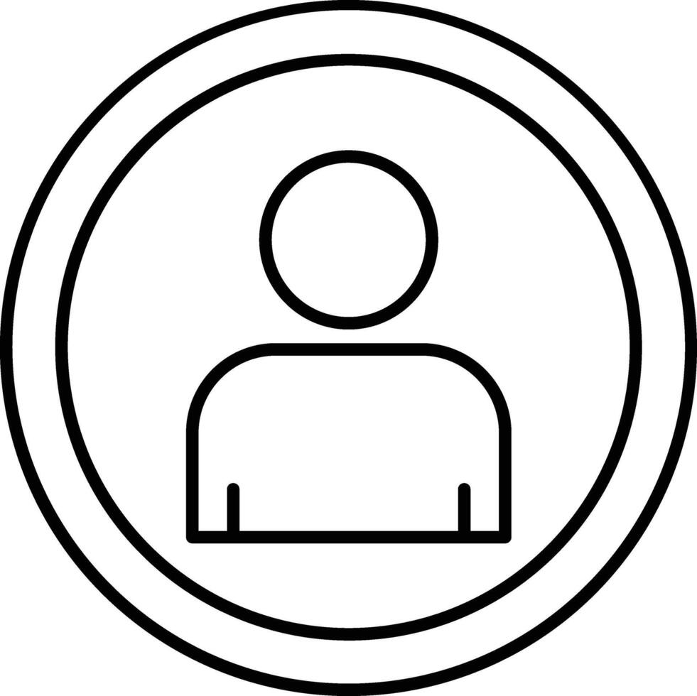 Influence Symbol Line Icon Design vector