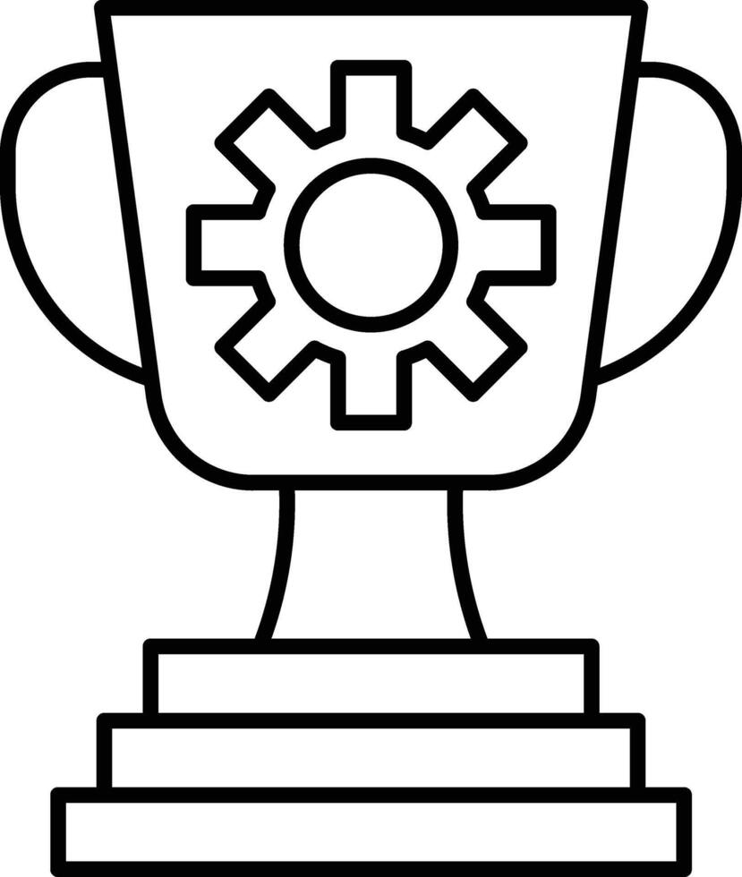 Goal Setting Line Icon Design vector