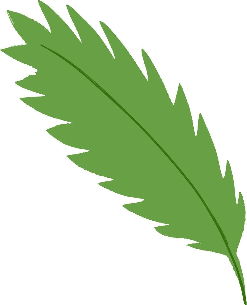 Serrated leaves bouquet for the Holiday Season Autumn Gratitude Simple vector