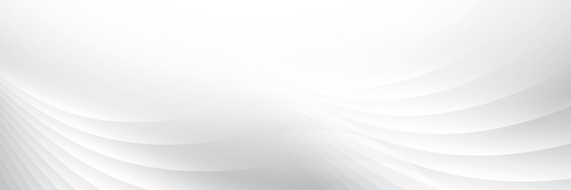 Abstract white and gray color, modern design stripes background with curve lines. illustration. vector