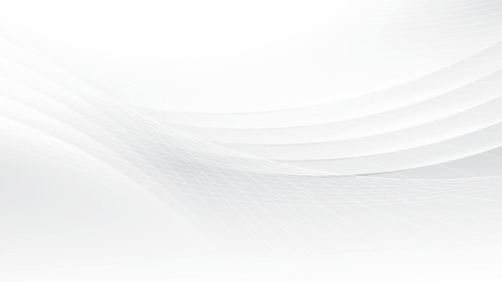 Abstract white and gray color, modern design stripes background with curve lines. illustration. vector