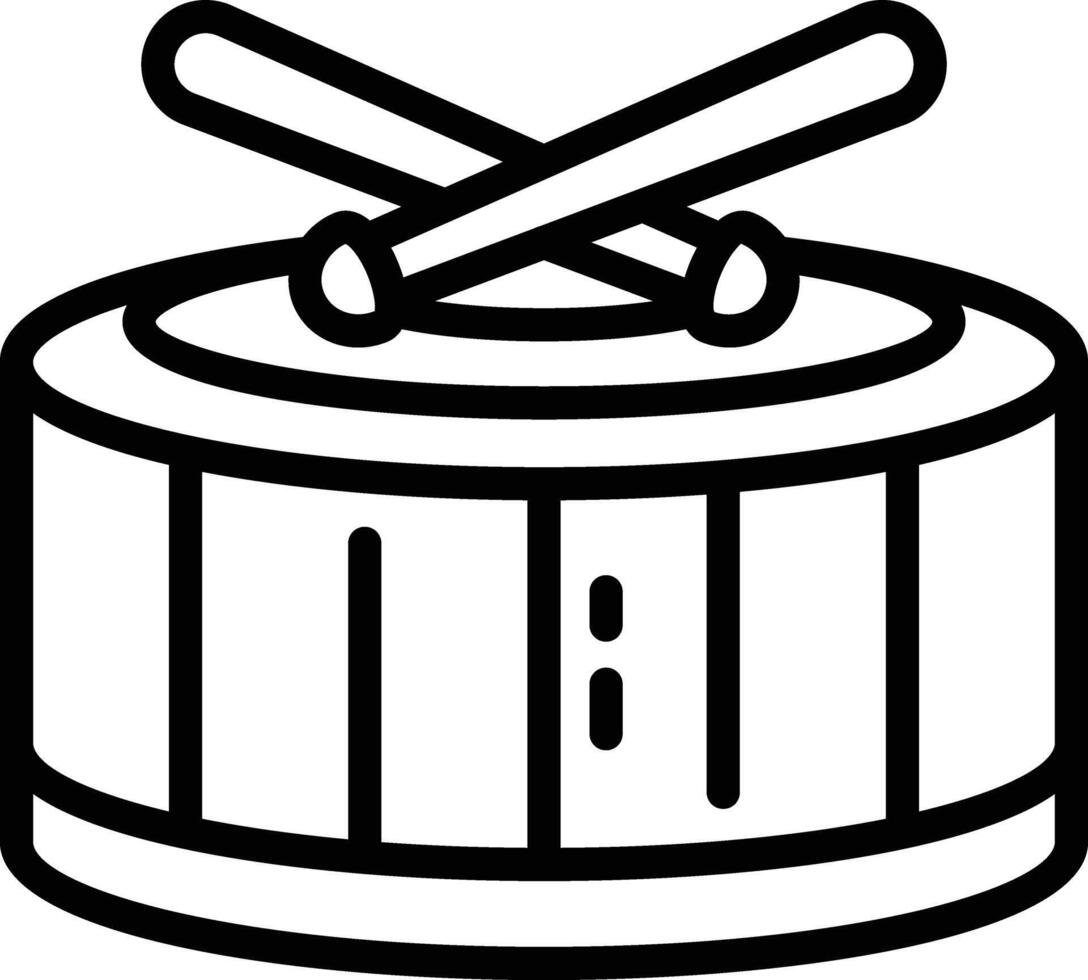 Played in lion and dragon dances to bring energy to the celebrations. vector