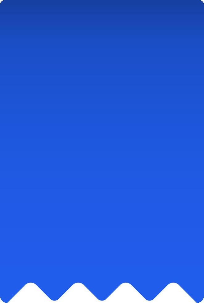 Blue gradient background featuring a wavy white bottom edge, providing a clean and contemporary aesthetic suitable for various design applications vector