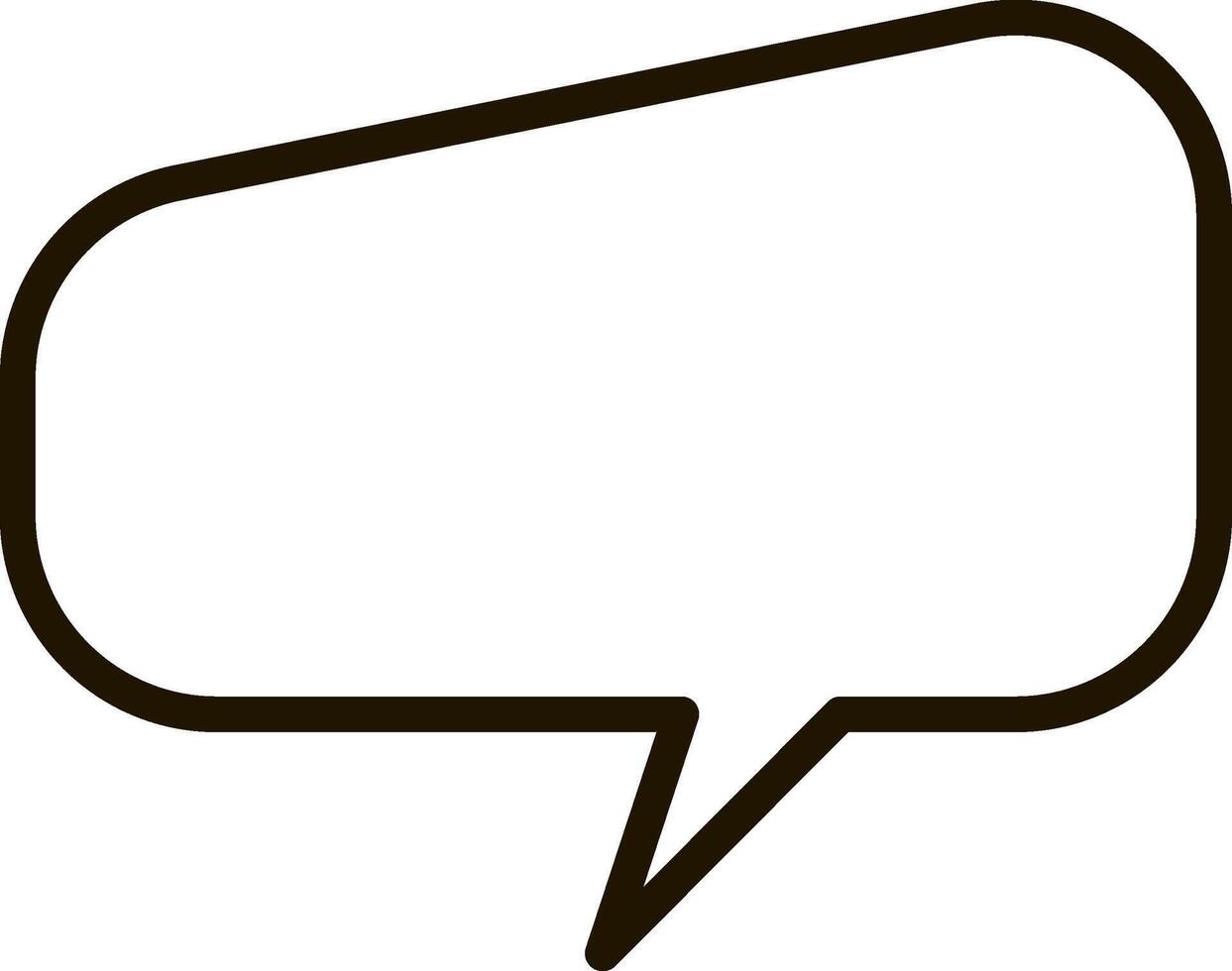 Empty speech bubble with a blank space inside, inviting viewers to imagine conversations, discussions, and the expression of thoughts and ideas vector
