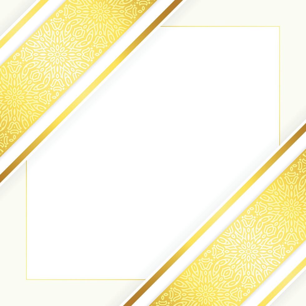 Blank background of luxurious gold ornaments vector