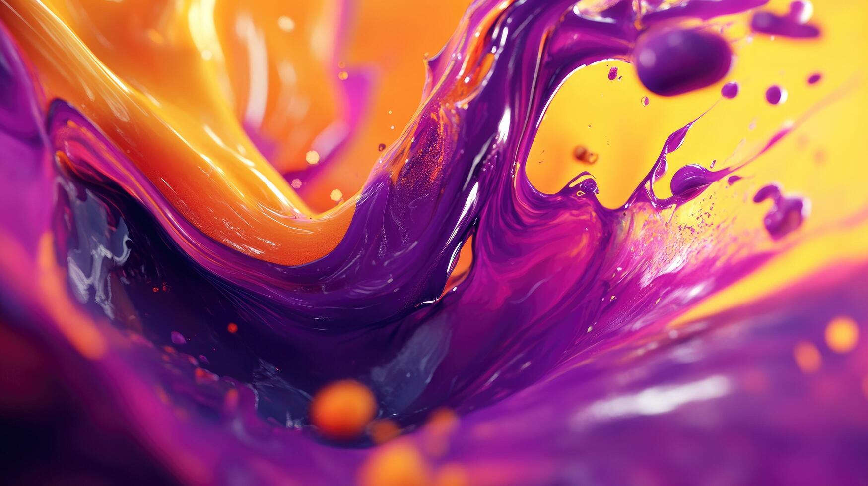 A close up of a colorful liquid being poured into a bowl photo