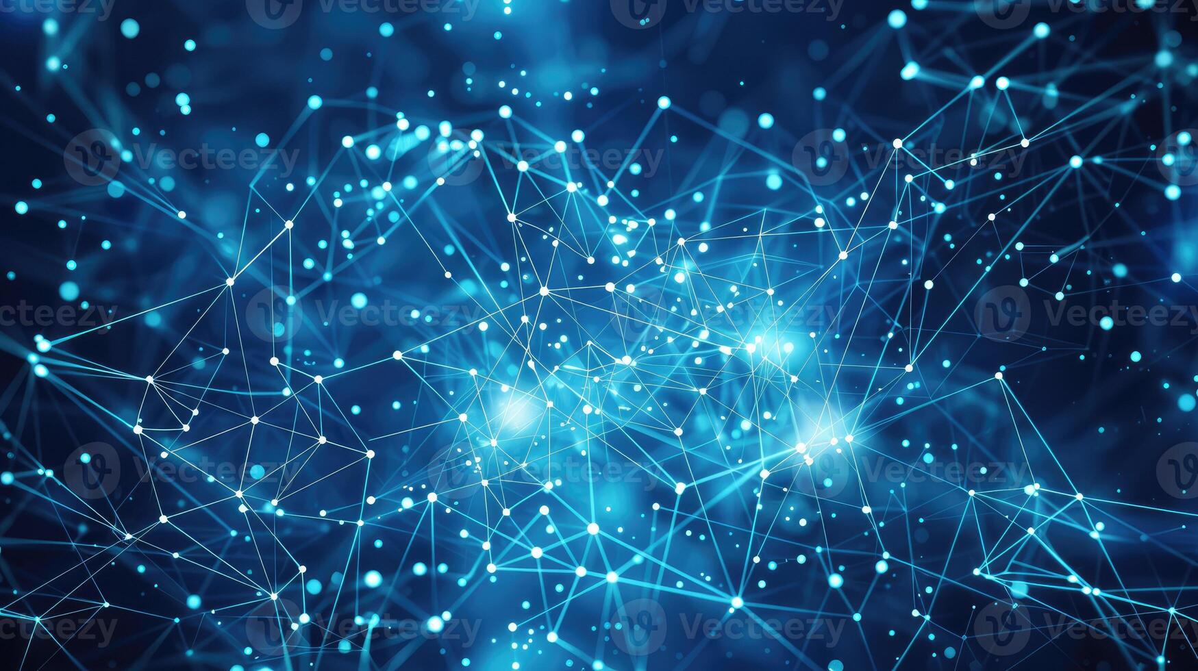 The background of a network of dots photo