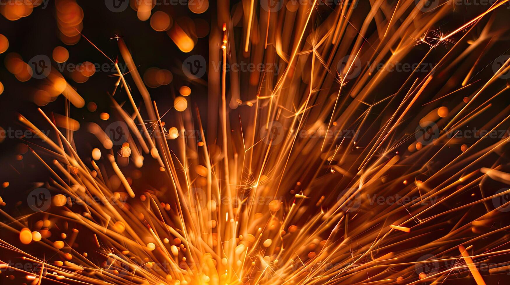 A close up of sparks flying in the air photo