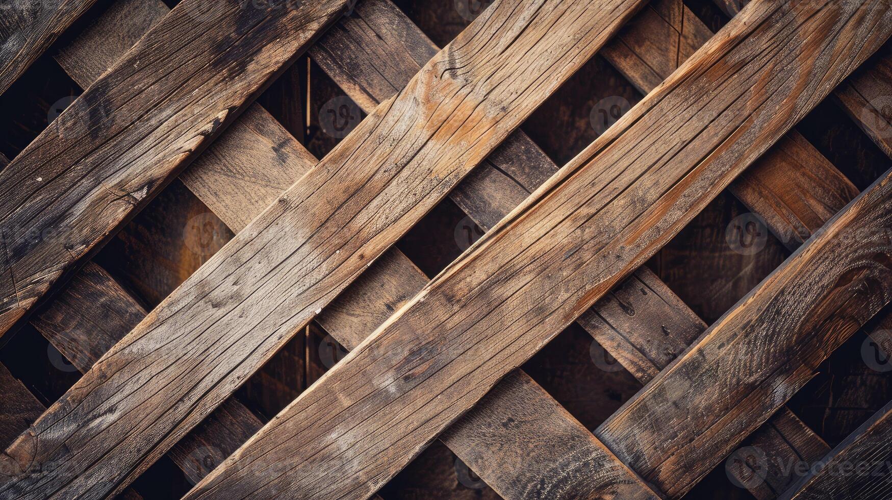 Wooden lattice pattern background photo
