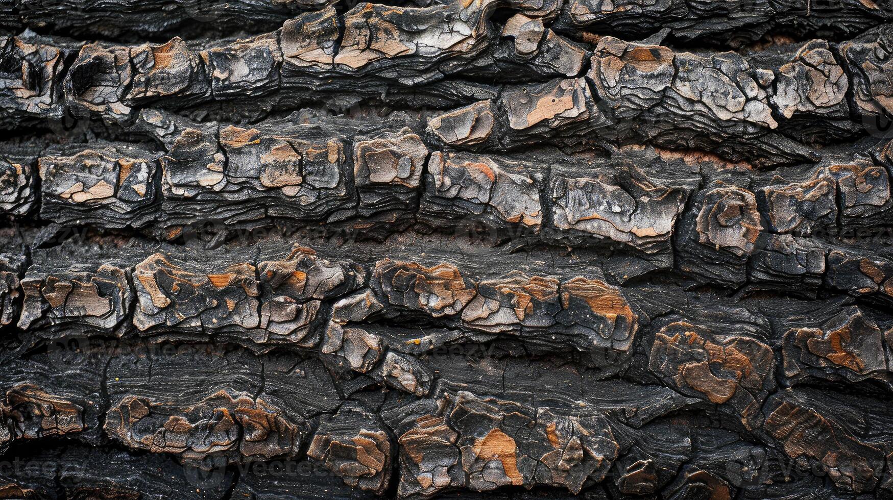 A close up of a burnt tree photo