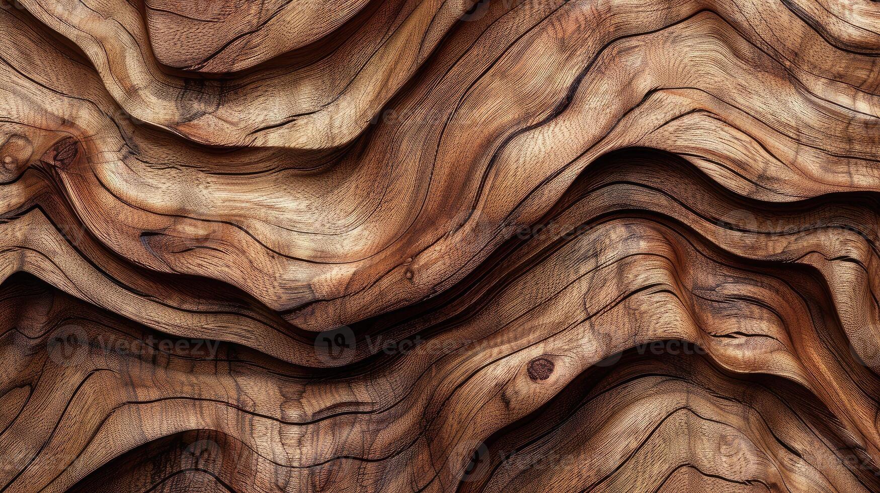 A close up of a wood wall with wavy lines photo