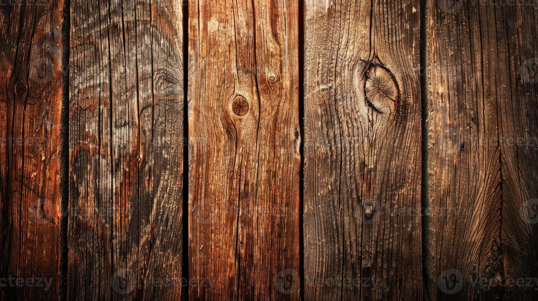 Wooden texture background with wooden planks photo