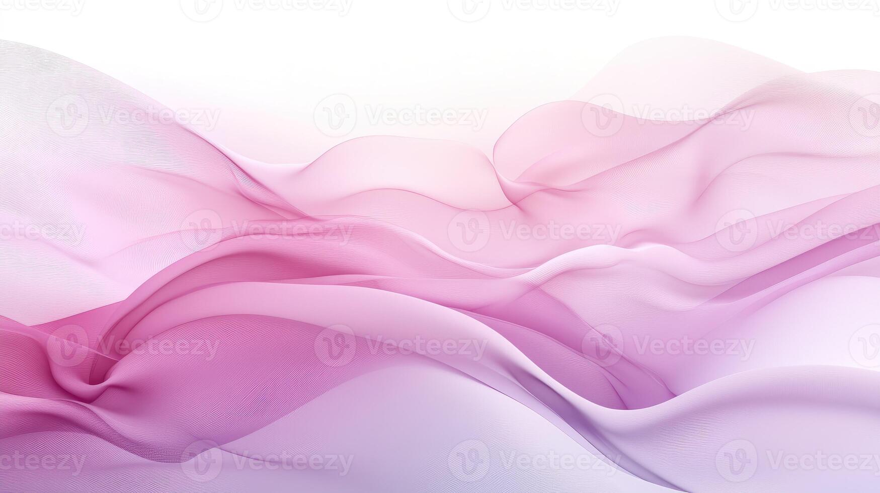 A pink and white background with a wave of fabric photo