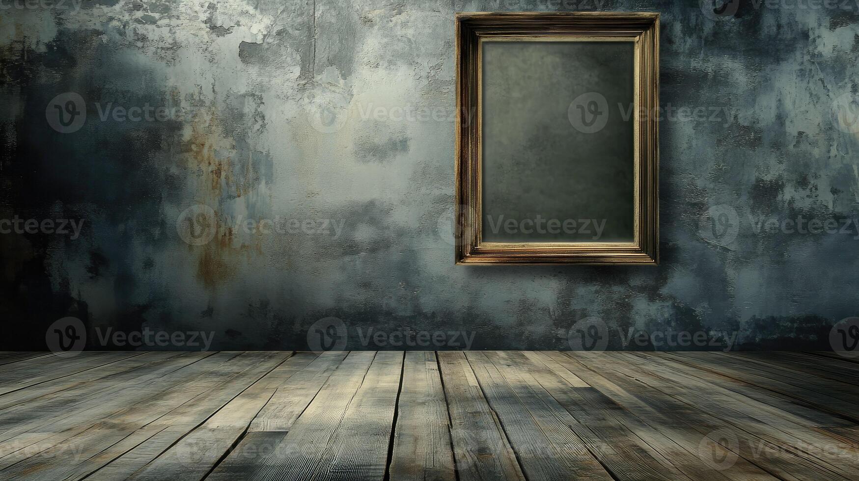 An empty room with a wooden floor and a window photo