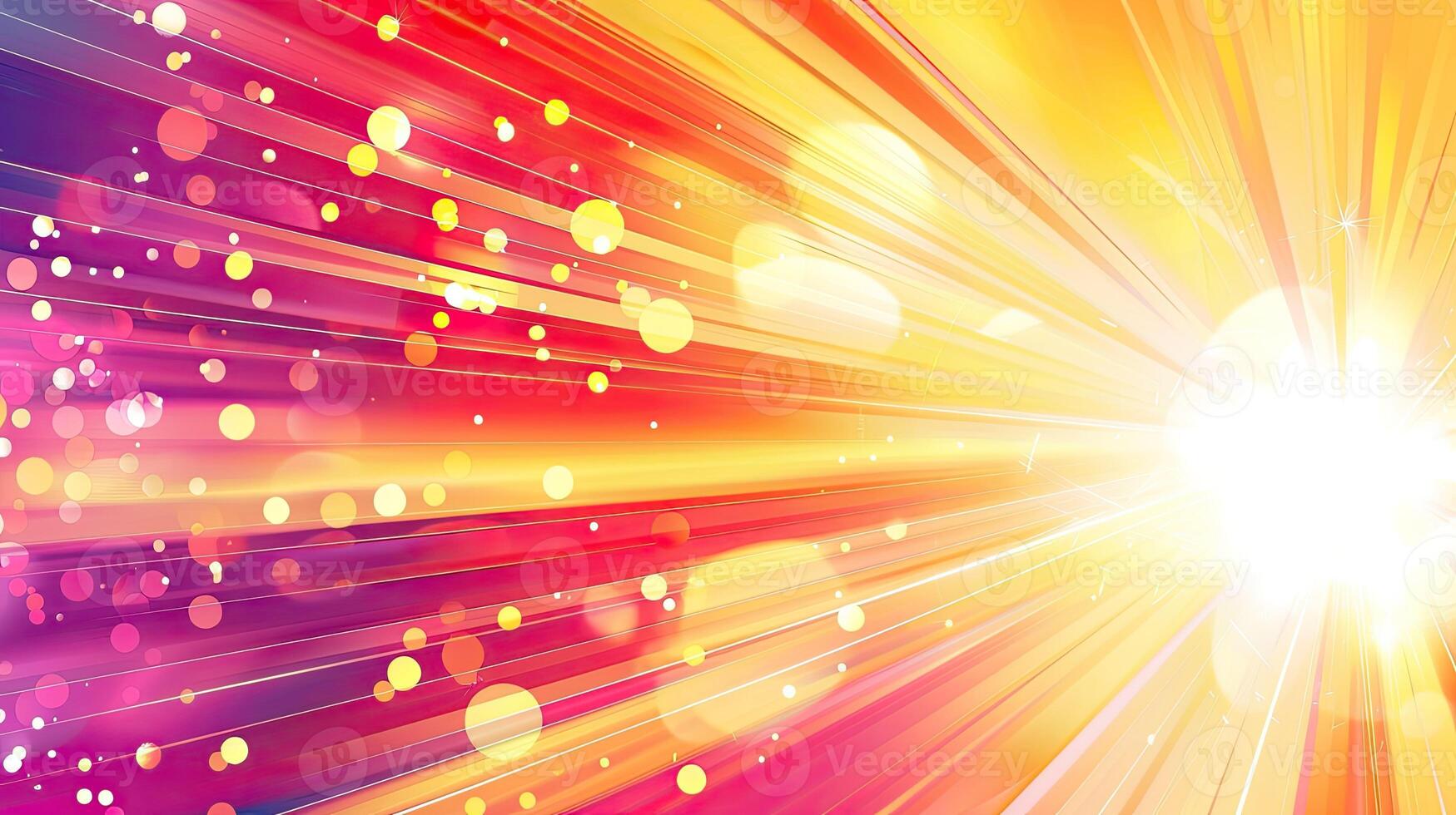 Abstract background with bright light and bokeh photo