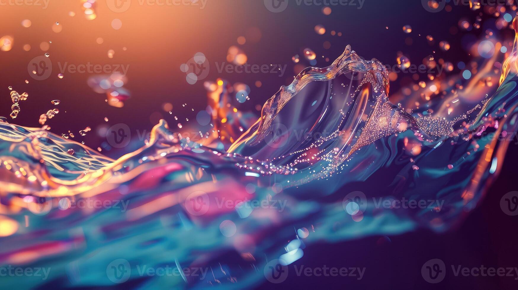 Water splash abstract background photo