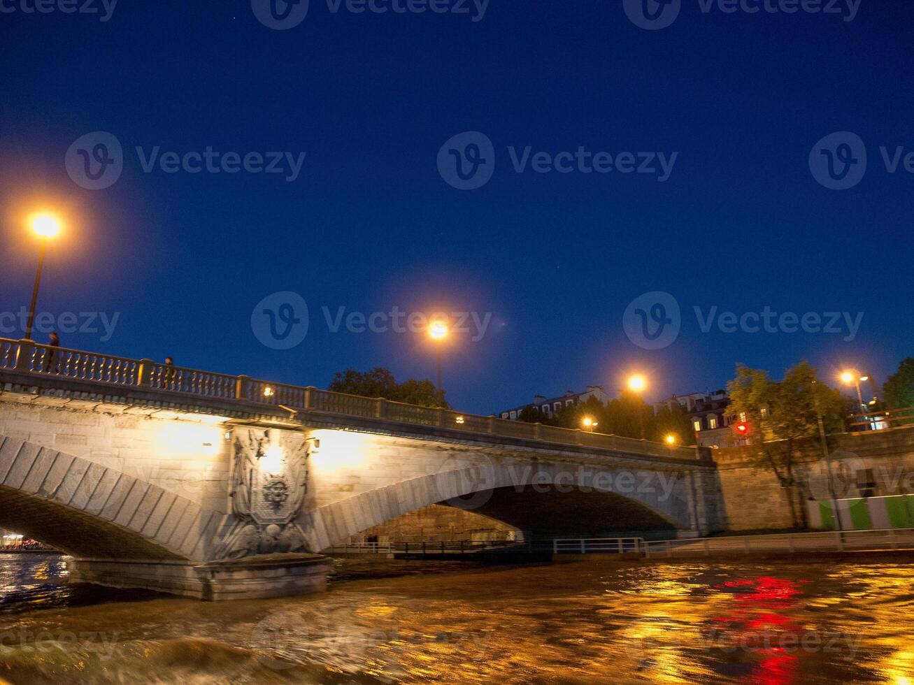seine in paris photo