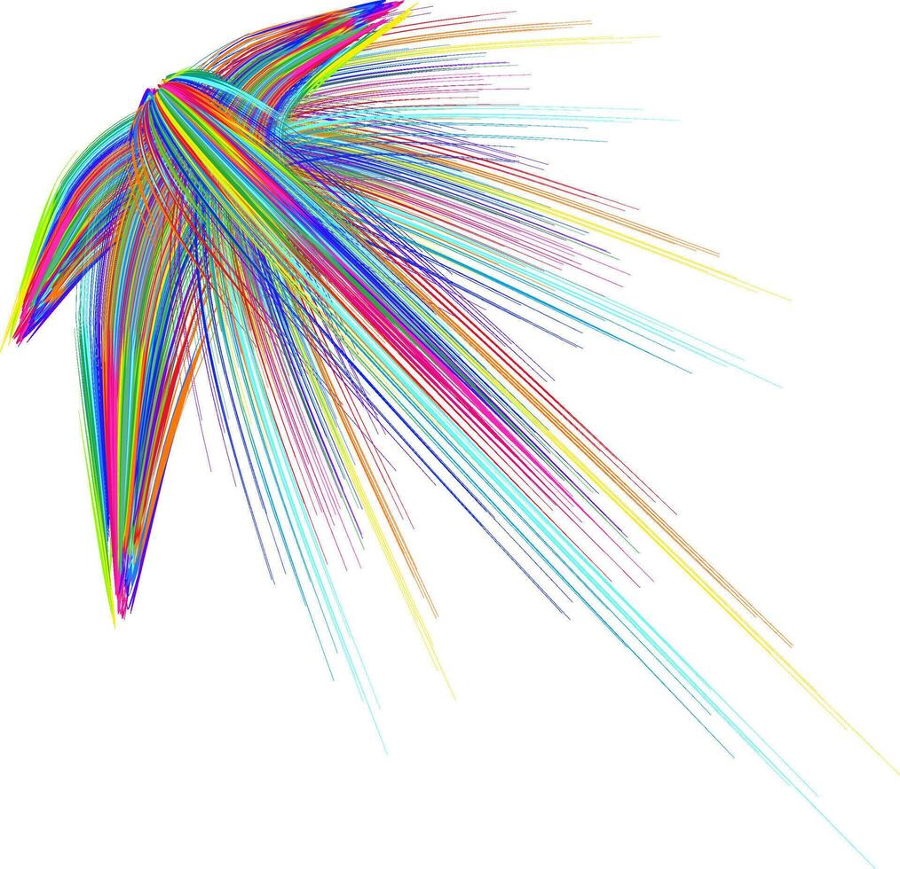 abstract background with a rainbow colored spiral in it. vector