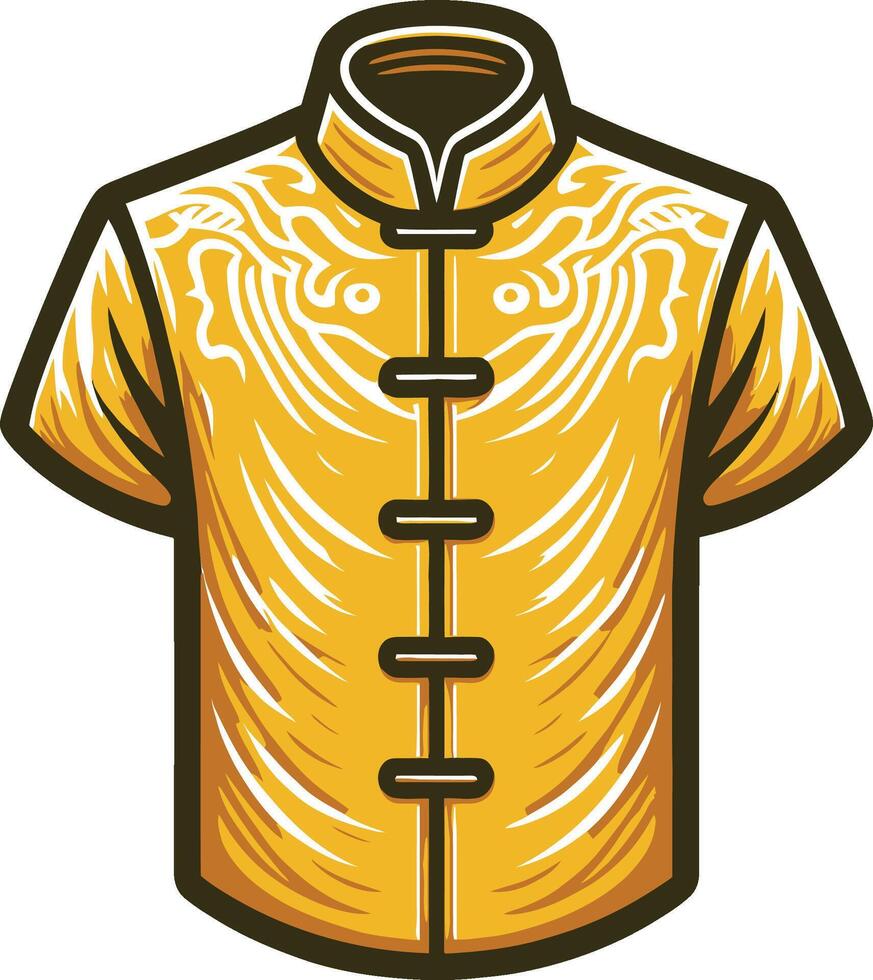 Stylish Man Overcoat Monochrome Illustration vector