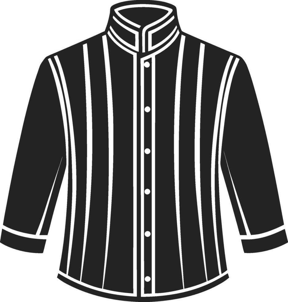 Minimalist Overcoat Monochrome Retro Art vector
