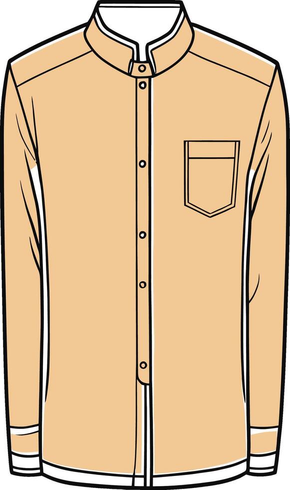 Antique Inspired Overcoat vector