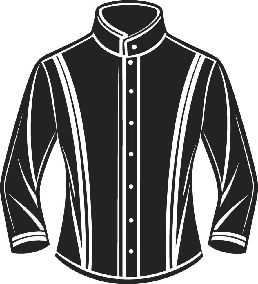 Timeless Vintage Man Overcoat Line Design vector