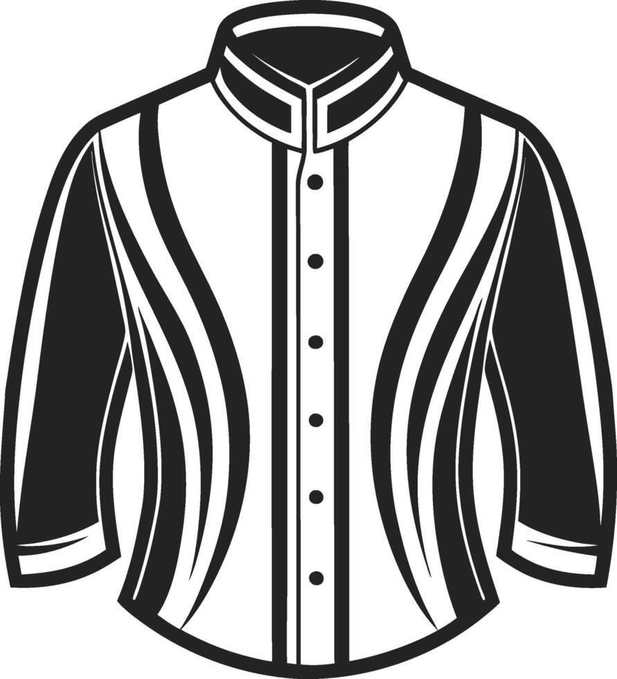 Detailed Vintage Man Overcoat Silhouette Art vector