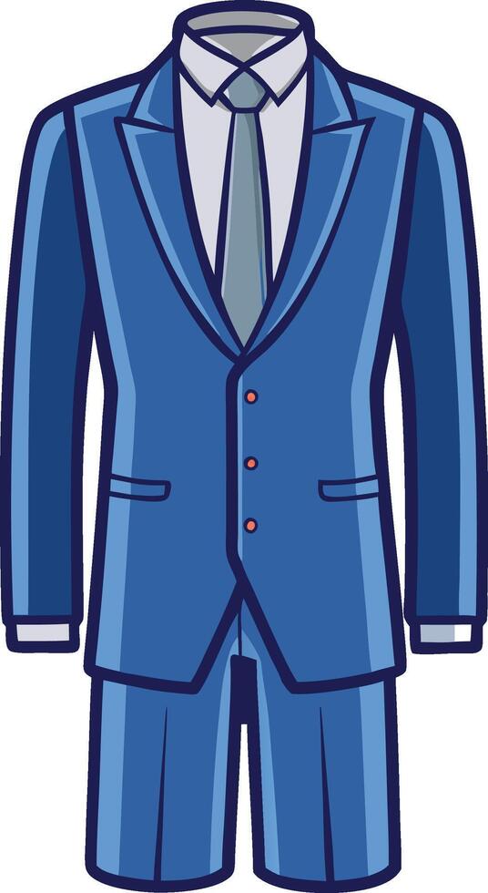 Timeless Tailored Suit Artistic vector