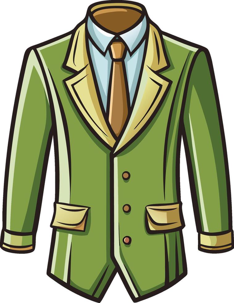 Retro Tailored Suit Artistic Linework Sketch vector