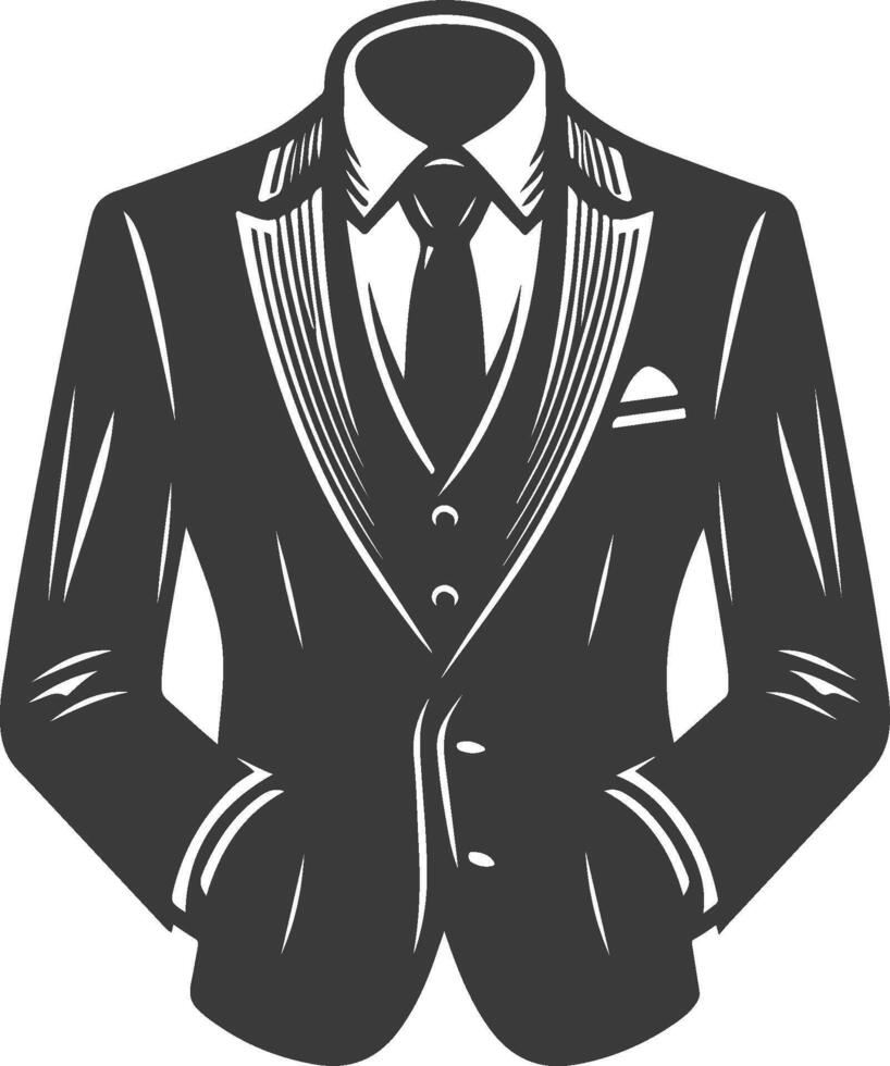 Different Types of Men's Tailored suit Tailored jacket lounge suit technical fashion vector