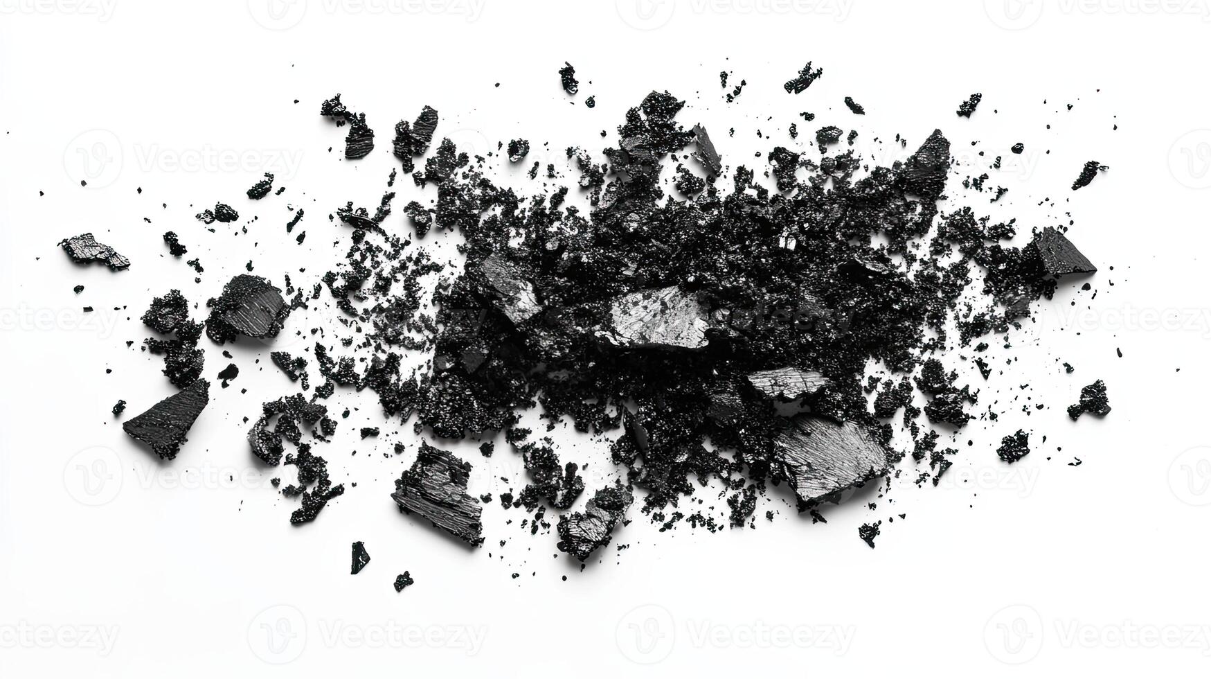 Crushed Black Powder Texture photo