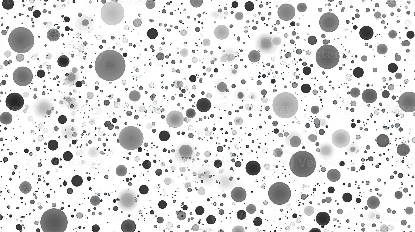Abstract grayscale polka dot pattern background photo