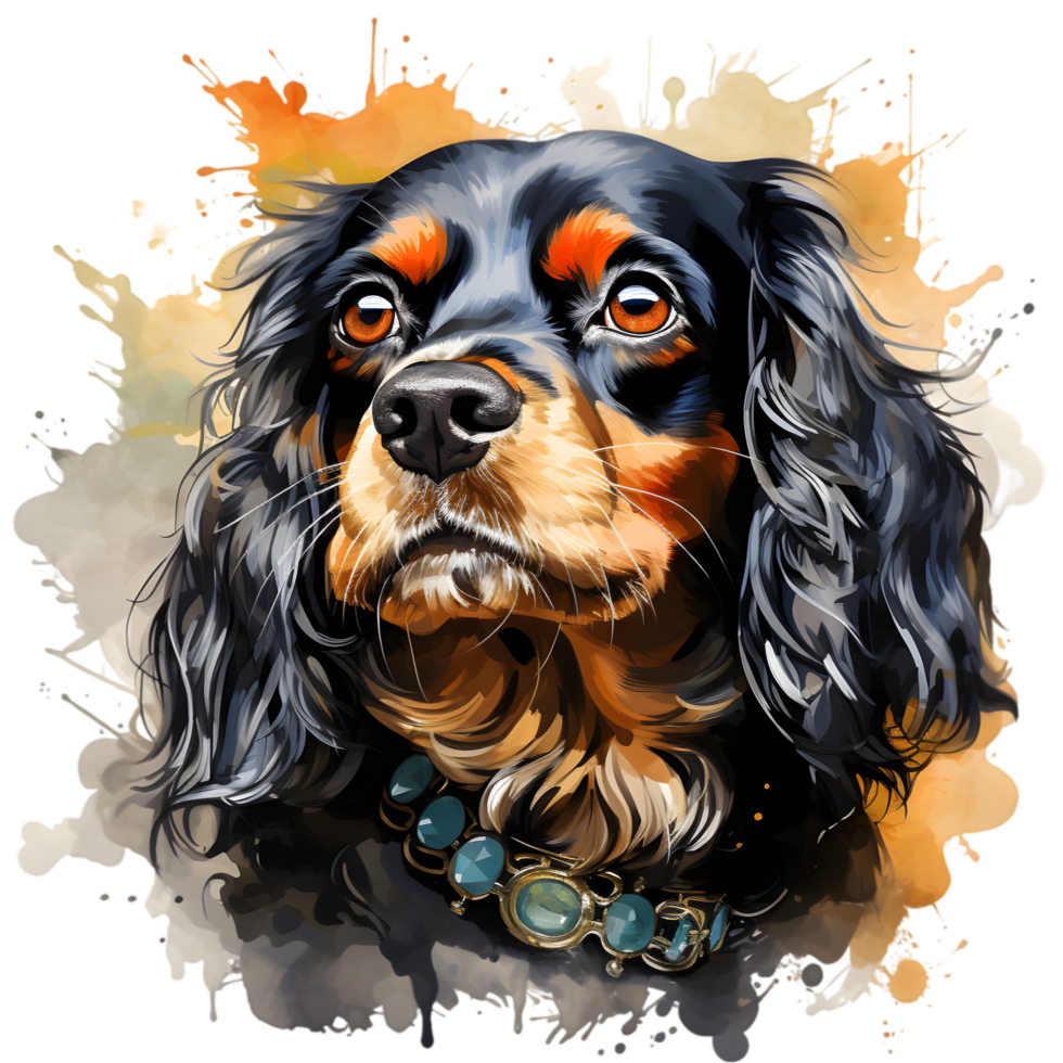 Cavalier King Charles Spaniel Dog Transparent Background png