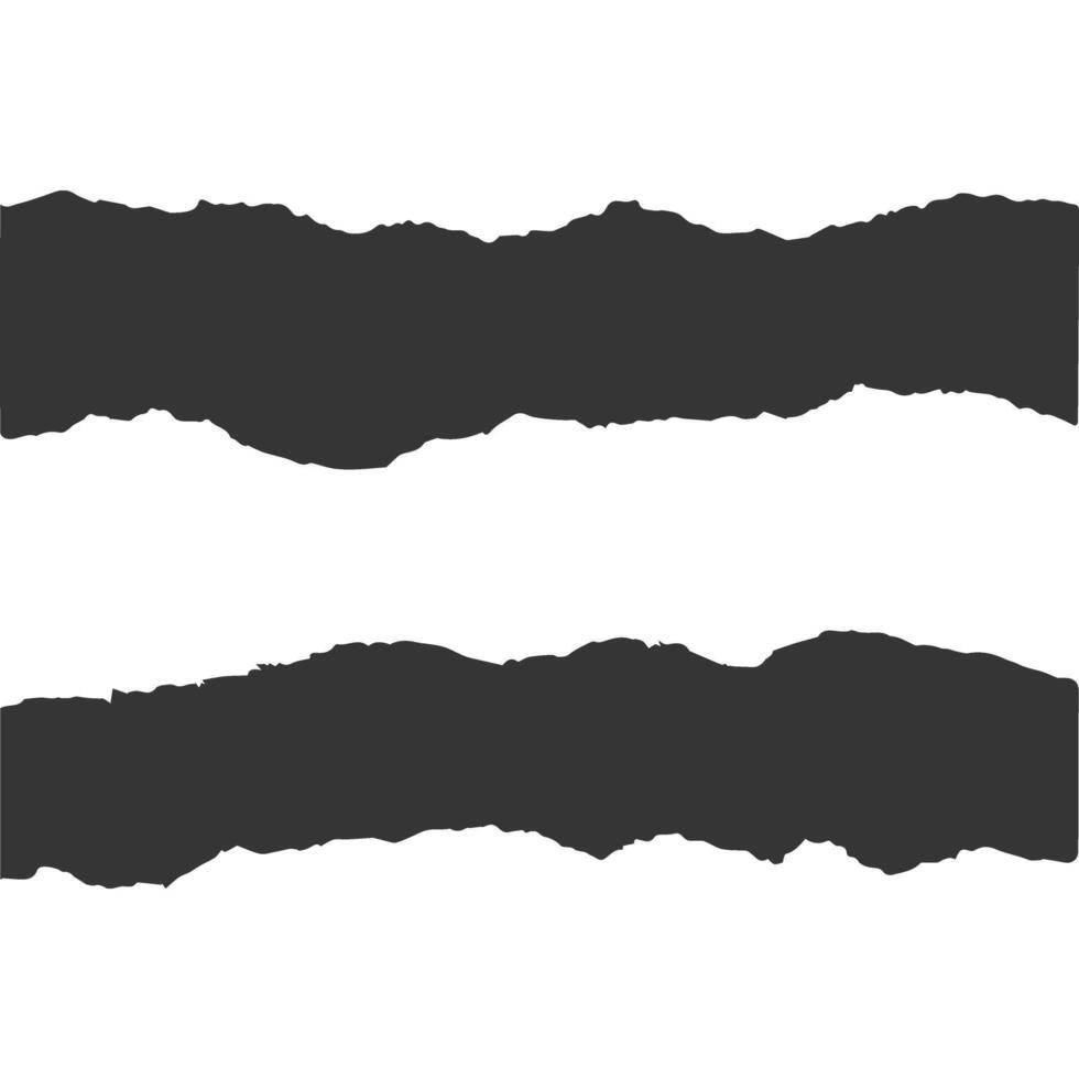 Monochrome Torn Paper Effect Art vector