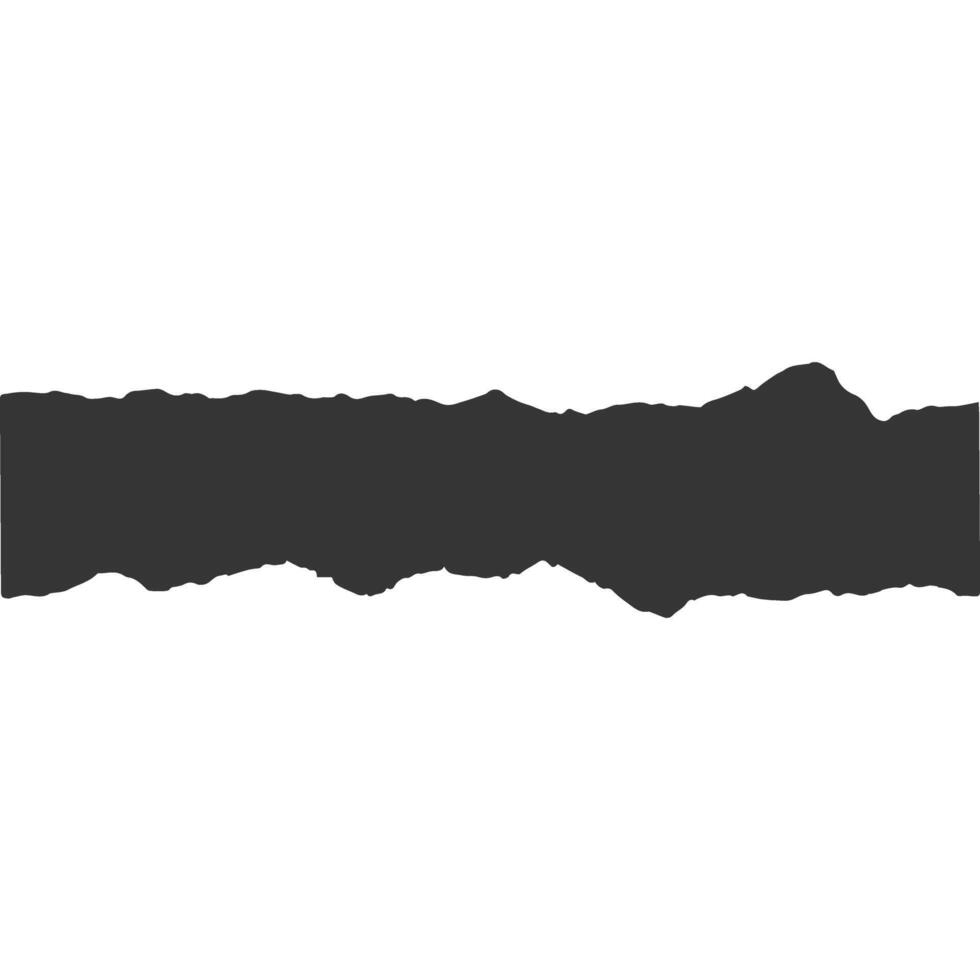 Black and White Torn Paper Effect vector