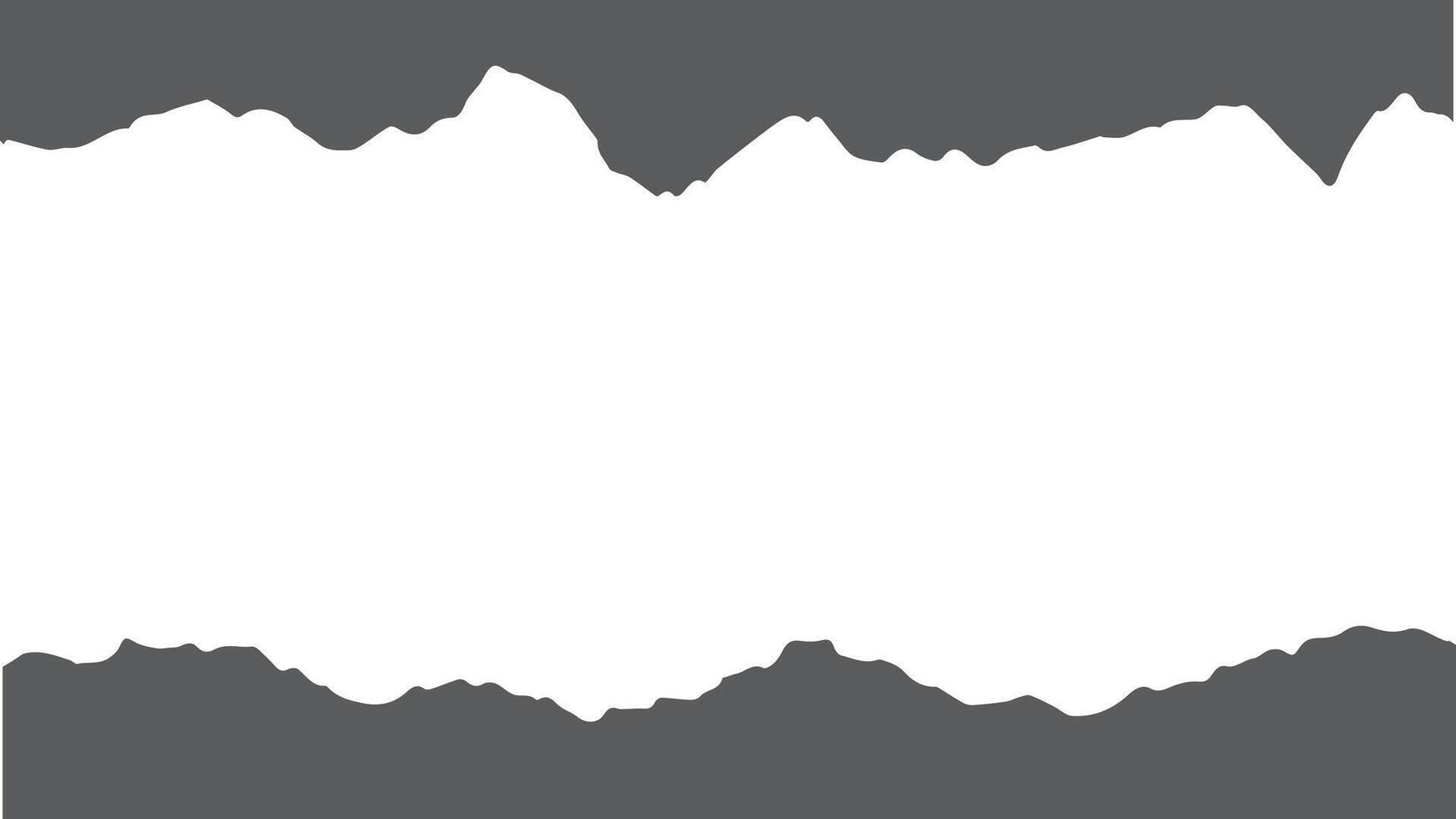 Abstract Monochrome Torn Paper Design vector