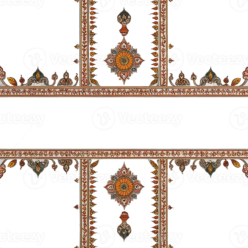 ornate border frame design png