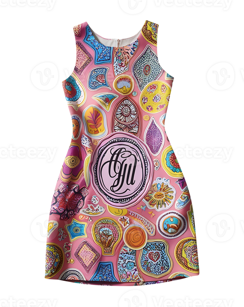 Dress with a logo on it png